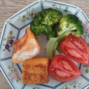 卵焼き野菜サラダ